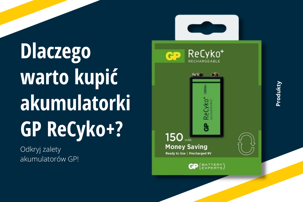 Dlaczego warto kupić akumulatorki GP ReCyko+
